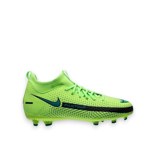 NIKE KIDS JR PHANTOM GT ACADEMY - LIME GLOW/AQUAMARINE