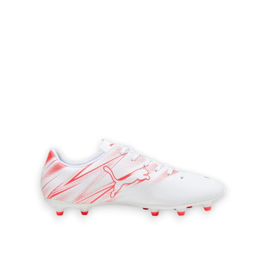PUMA ATTACANTO FG/AG - WHITE/FIRE ORCHID