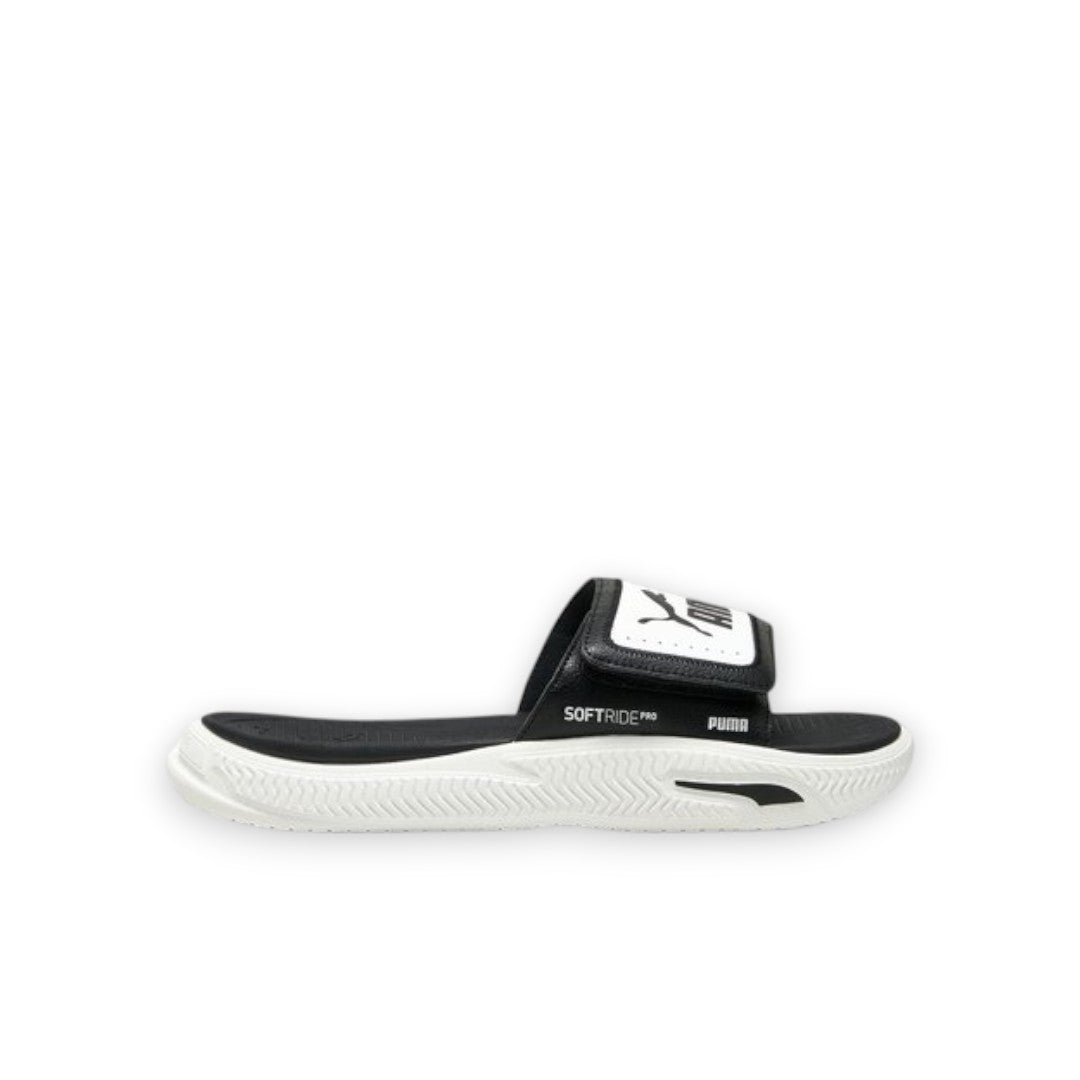 PUMA SOFTRIDEPRO SLIDE 24 V - BLACK/WHITE