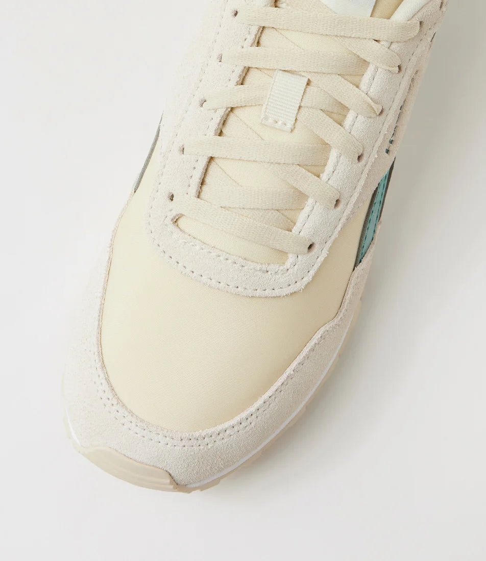 REEBOK GLIDE LOW - BEIGE/METALLIC GREEN