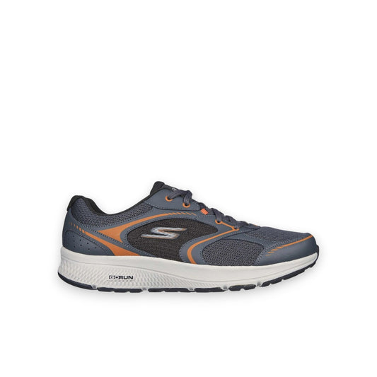 SKECHERS MENS GO RUN CONSISTENT SPECIE - CHARCOAL/ORANGE
