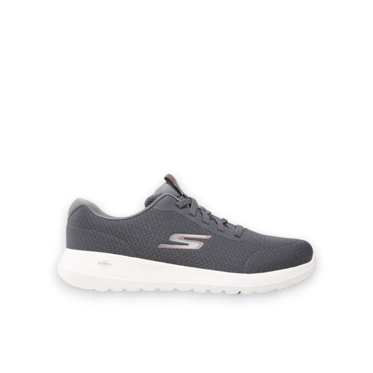 SKECHERS MENS GO WALK MAX MIDSHORE - CHARCOAL/RED