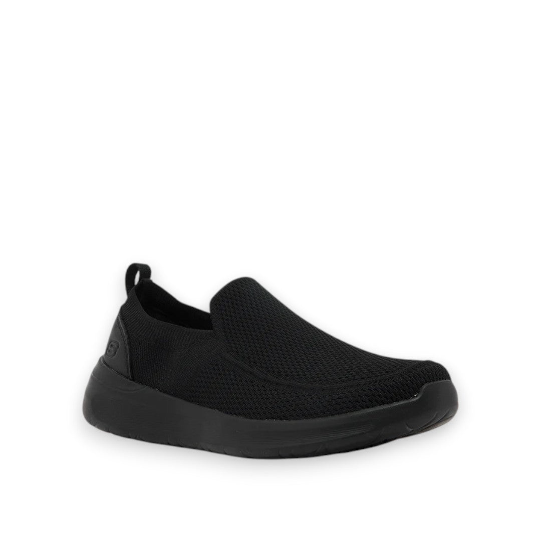 SKECHERS MENS LATTIMORE WARNER - BLACK/BLACK