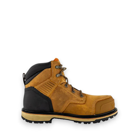 TIMBERLAND PRO BALLAST 6 Inch Steel Toe Leather Work Boots - Wheat