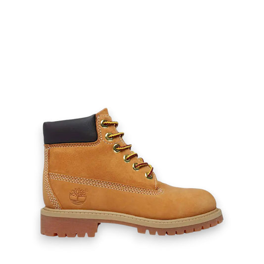 TIMBERLAND YOUTH 6-INCH PREMIUM WATERPROOF BOOT - WHEAT NUBUCK
