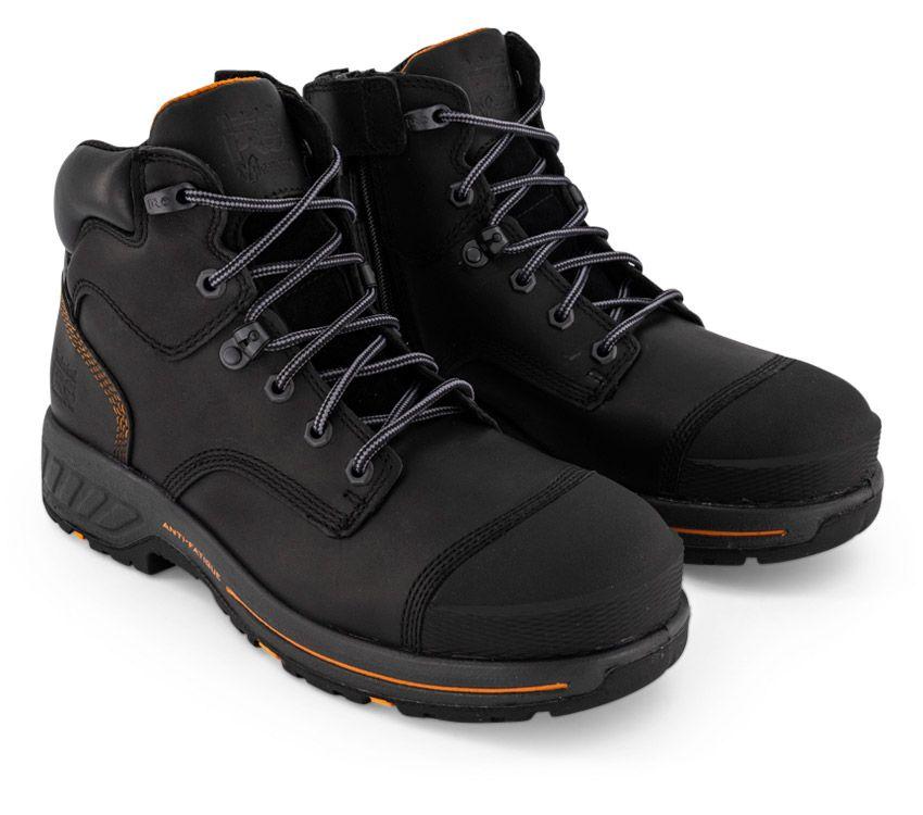 TIMBERLAND PRO HELIX HD 6-INCH COMPOSITE TOE WORK BOOT - BLACK