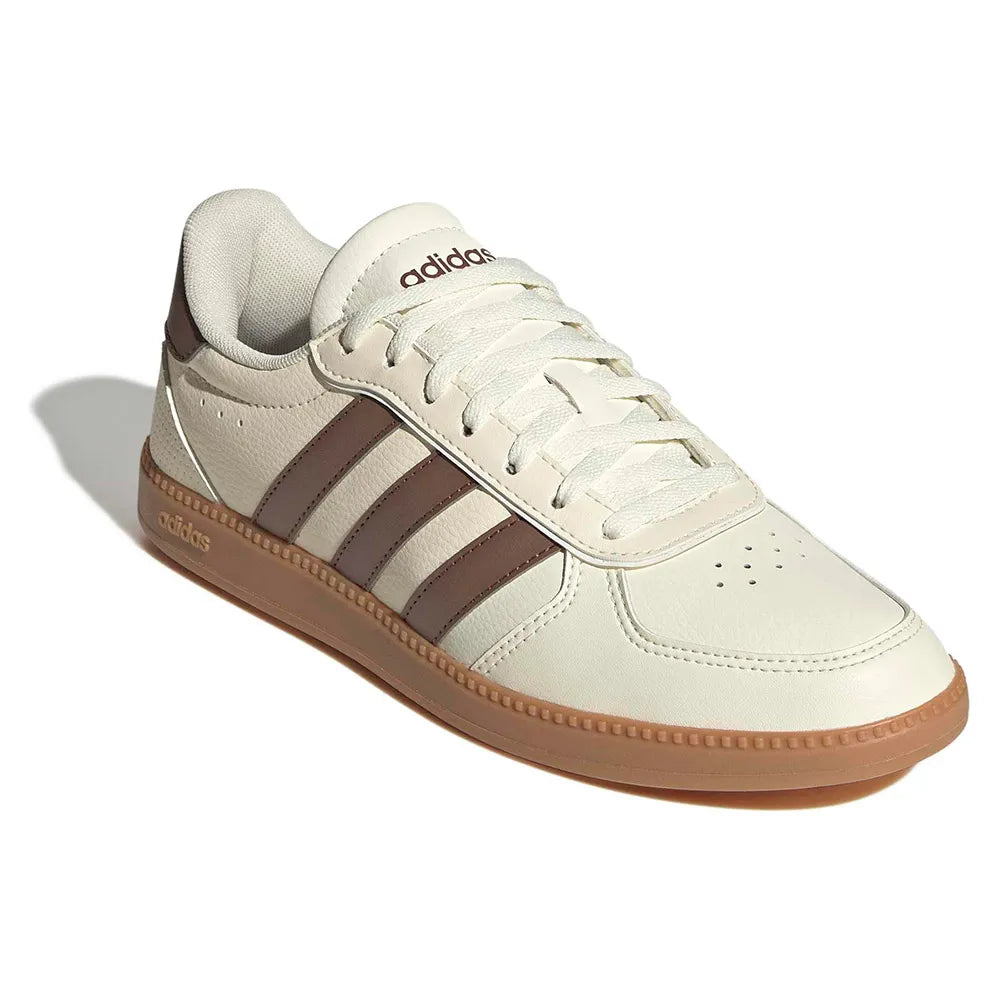 ADIDAS WOMENS BREAKNET SLEEK - Cream White / Preloved Brown / Gum