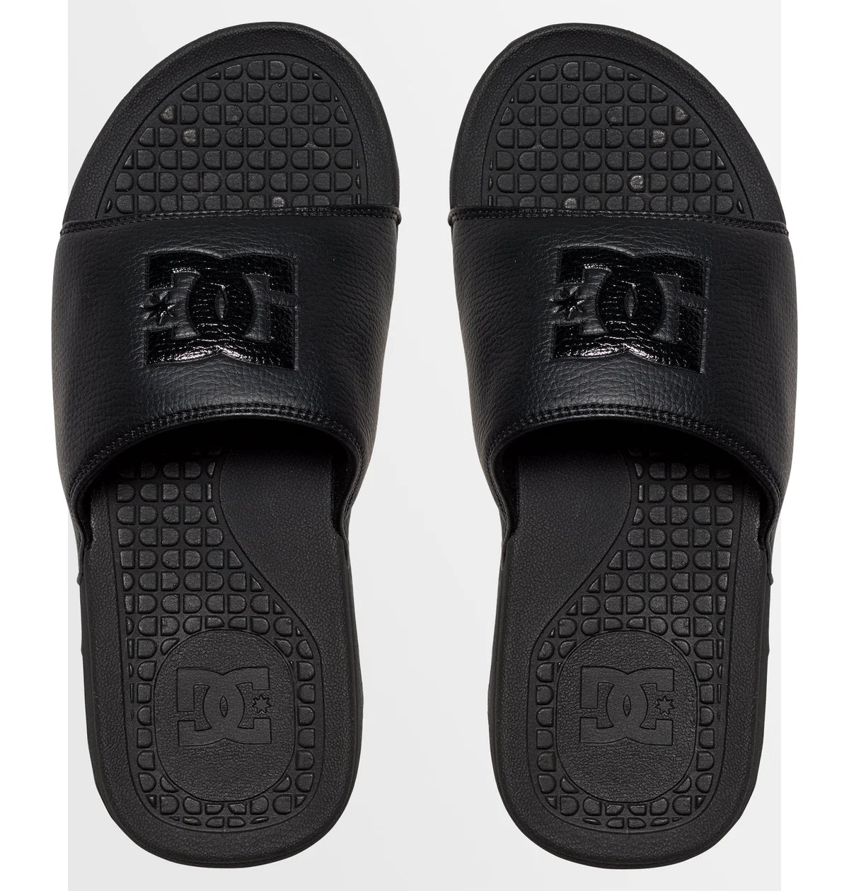 DC BOLSA SLIDES - BLACK