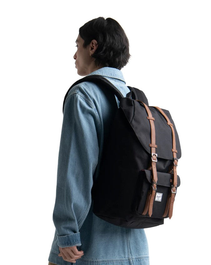 HERSCHEL LITTLE AMERICA - BLACK/TAN