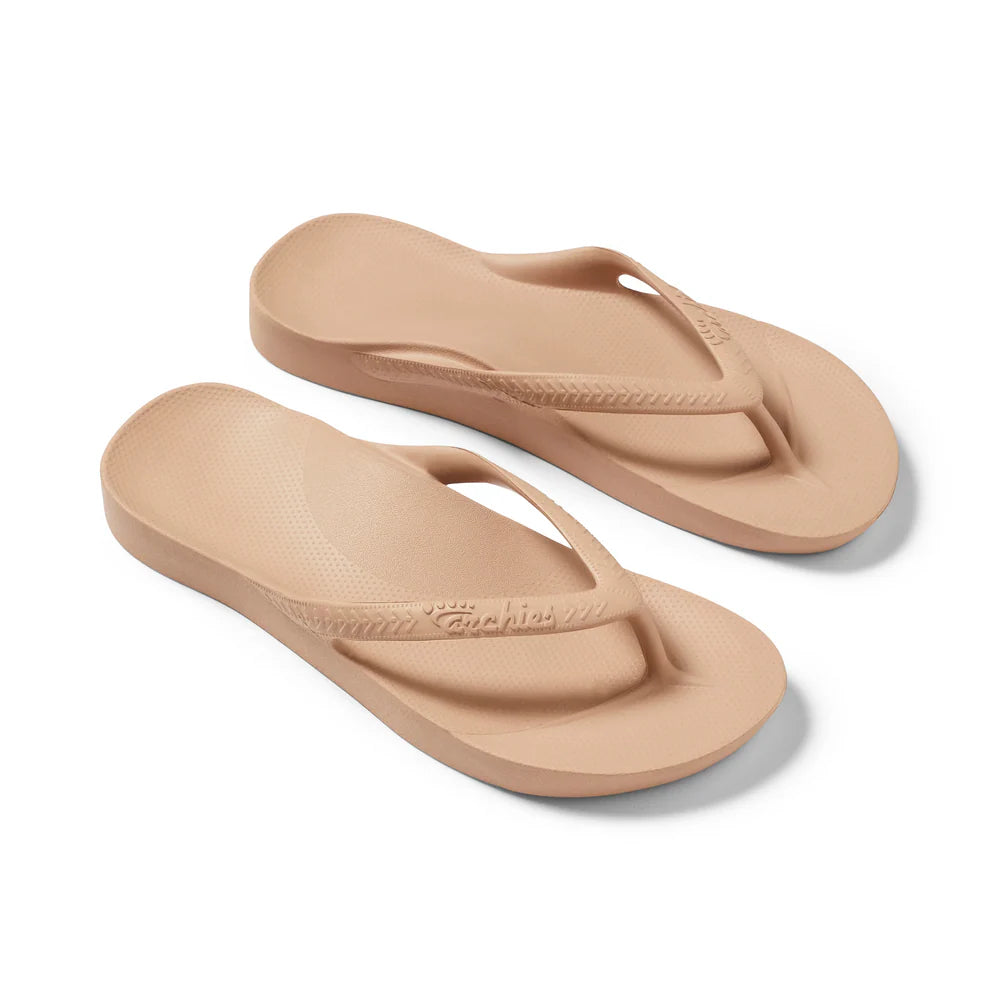 ARCHIES ARCH SUPPORT JANDALS - TAN