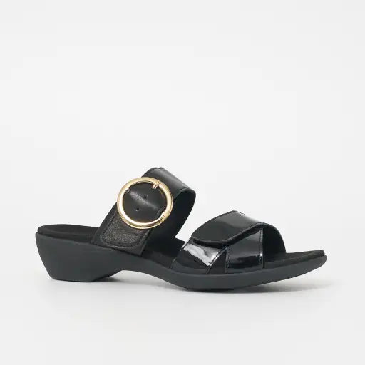 HUSH PUPPIES ASTOUNDING - BLACK/BLACK PATENT