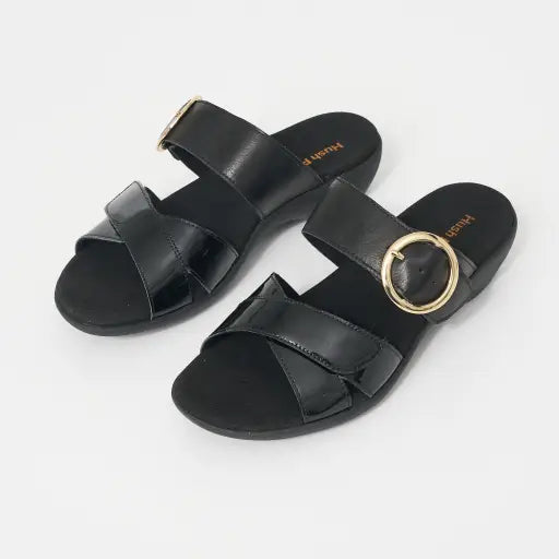 HUSH PUPPIES ASTOUNDING - BLACK/BLACK PATENT