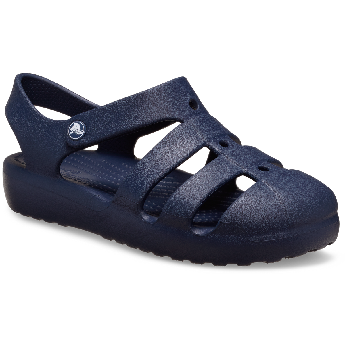 CROCS INFANT FISHERMAN SANDALS - NAVY