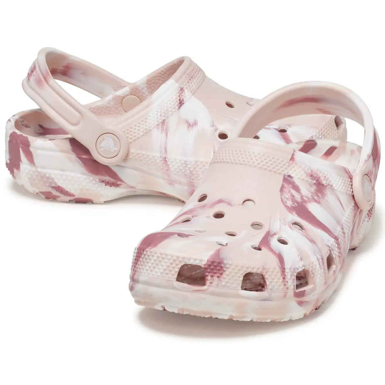 CROCS KIDS CLASSIC MARBLED CLOG - QUARTZ/MULTI