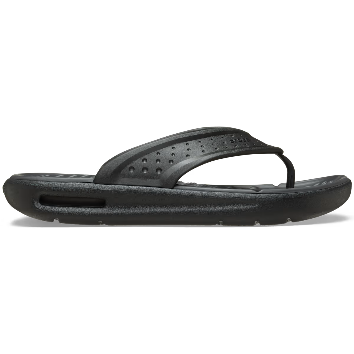 CROCS IN MOTION LITERIDE FLIP - BLACK