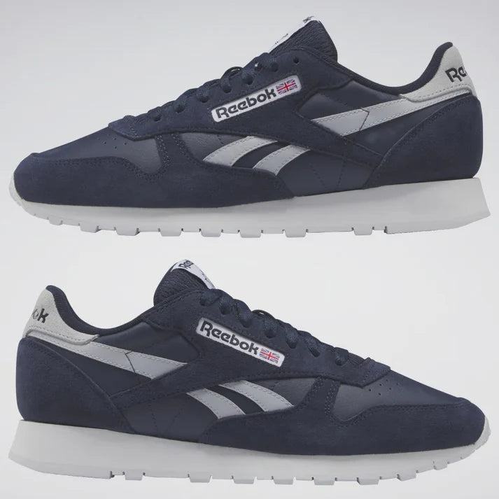 REEBOK CLASSIC LEATHER - NAVY/GREY