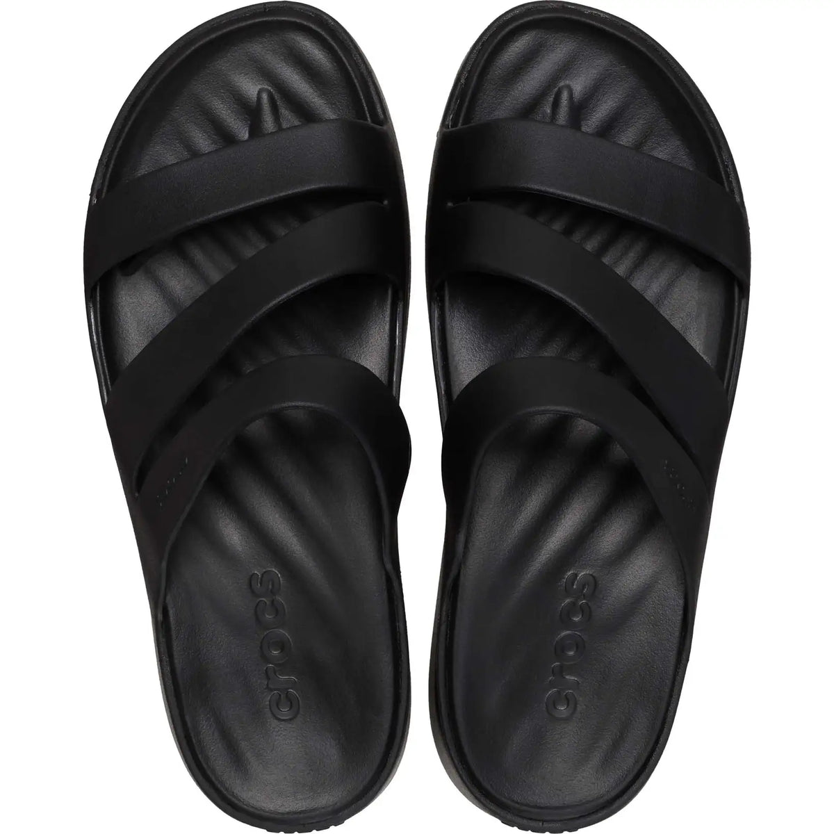 CROCS GETAWAY STRAPPY - BLACK