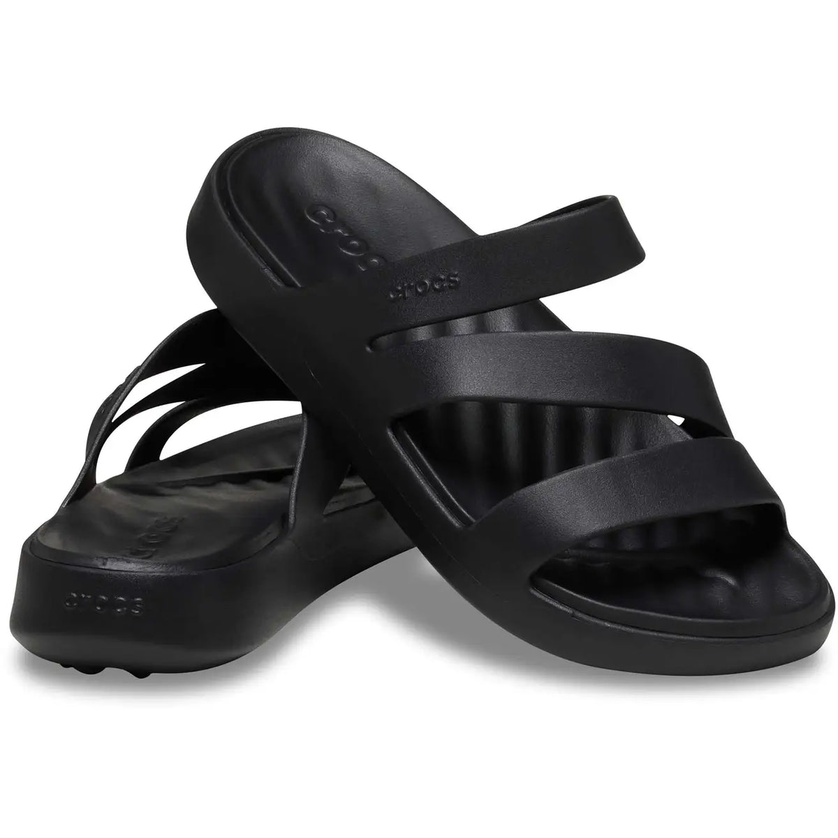 CROCS GETAWAY STRAPPY - BLACK