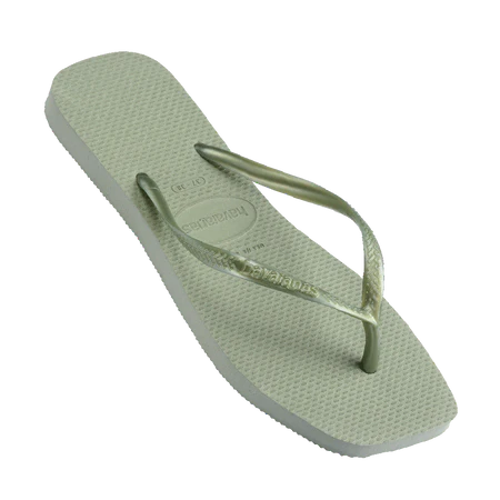 HAVAIANAS SLIM SQUARE - SMOKE GREEN
