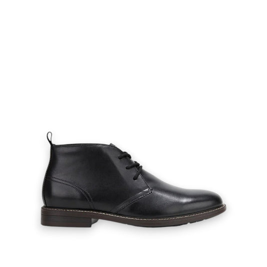 HUSH PUPPIES HARBOUR - BLACK BURNISH