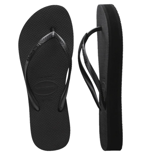 HAVAIANAS SLIM FLATFORM - BLACK