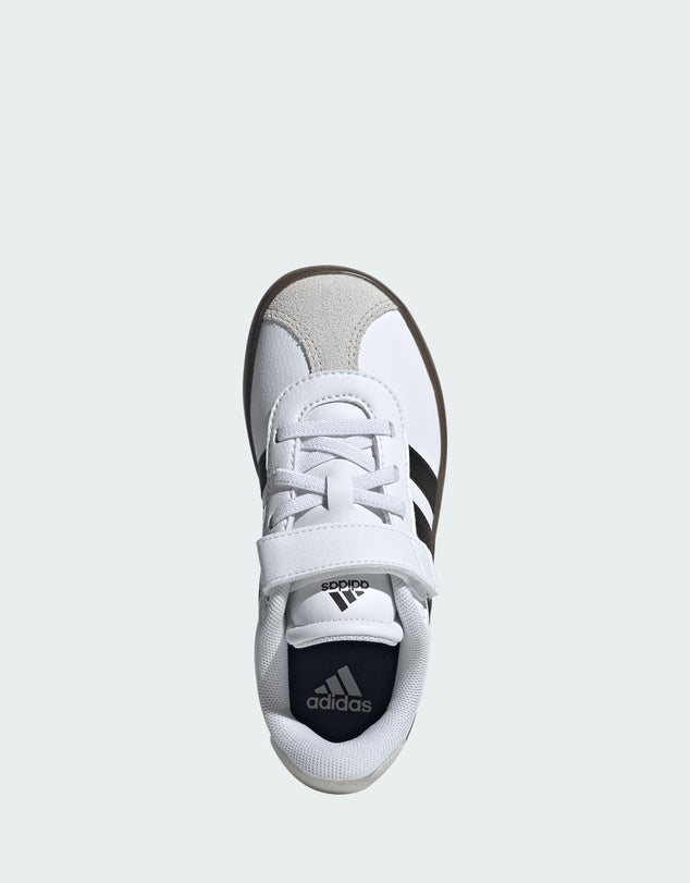 ADIDAS KIDS VL COURT 3.0 EL - WHITE/BLACK