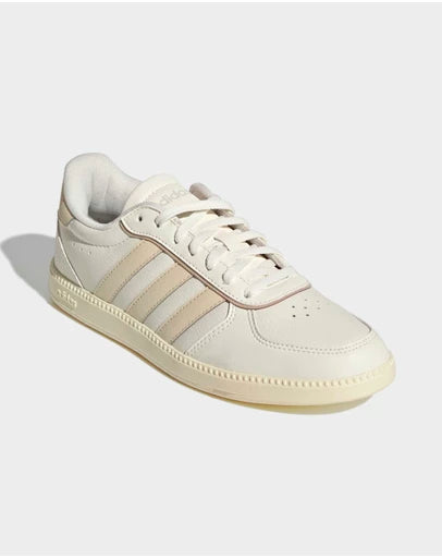 ADIDAS WOMENS BREAKNET SLEEK - Off White / Sand Strata / Warm Vanilla