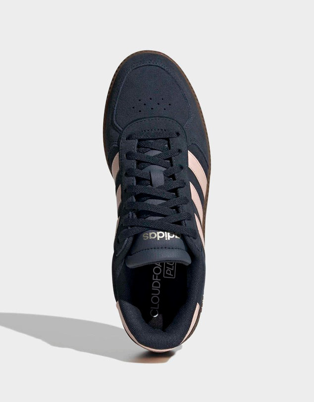 ADIDAS WOMENS BREAKNET SLEEK - Aurora Ink / Blush Pink / Cloud White