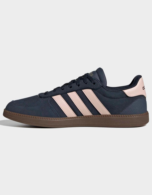 ADIDAS WOMENS BREAKNET SLEEK - Aurora Ink / Blush Pink / Cloud White