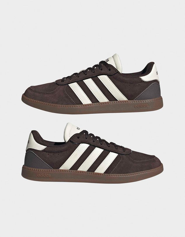 ADIDAS WOMENS BREAKNET SLEEK - Aurora Coffee / Off White / Gum