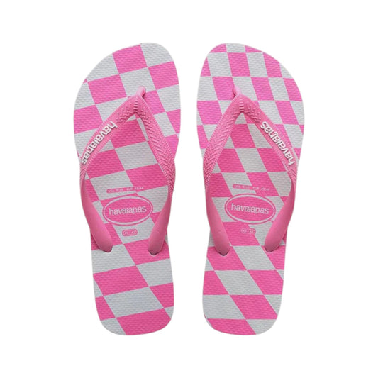 HAVAIANAS KIDS DISTORTED CHECK - PINK LEMONADE