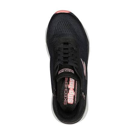 SKECHERS MAX CUSHIONING ELITE - BLACK/CORAL
