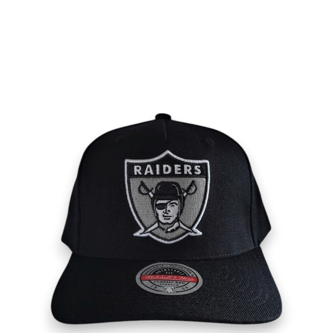 MITCHELL & NESS RAIDERS SNAPBACK - BLACK/GREY
