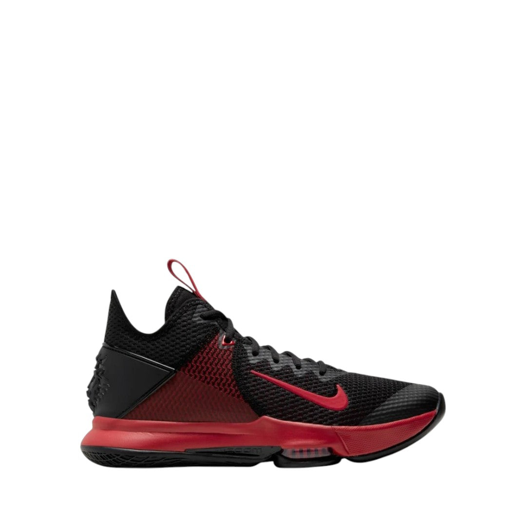 NIKE LEBRON WITNESS IV - BLACK/ GYM RED-BRIGHT CRIMSON