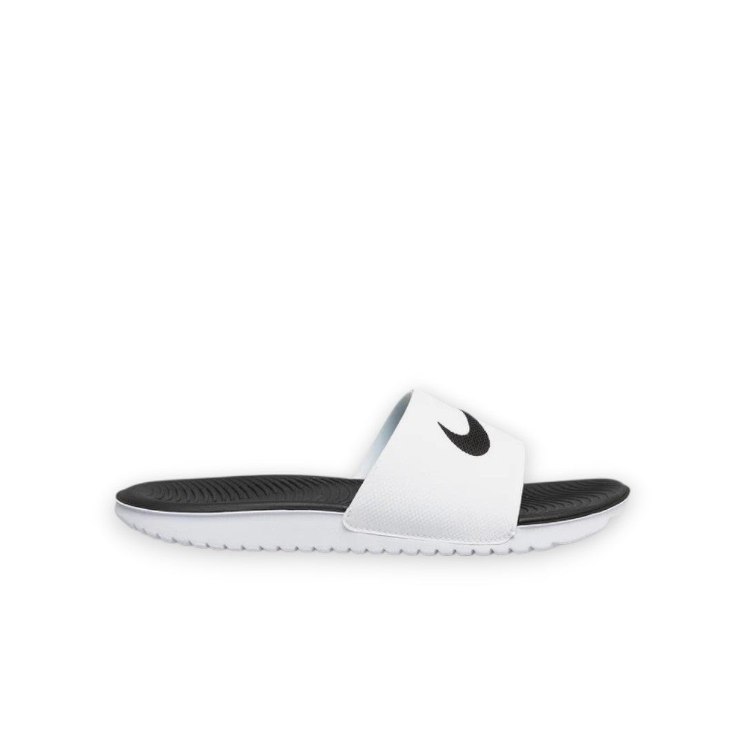 NIKE KAWA SLIDE - WHITE/BLACK