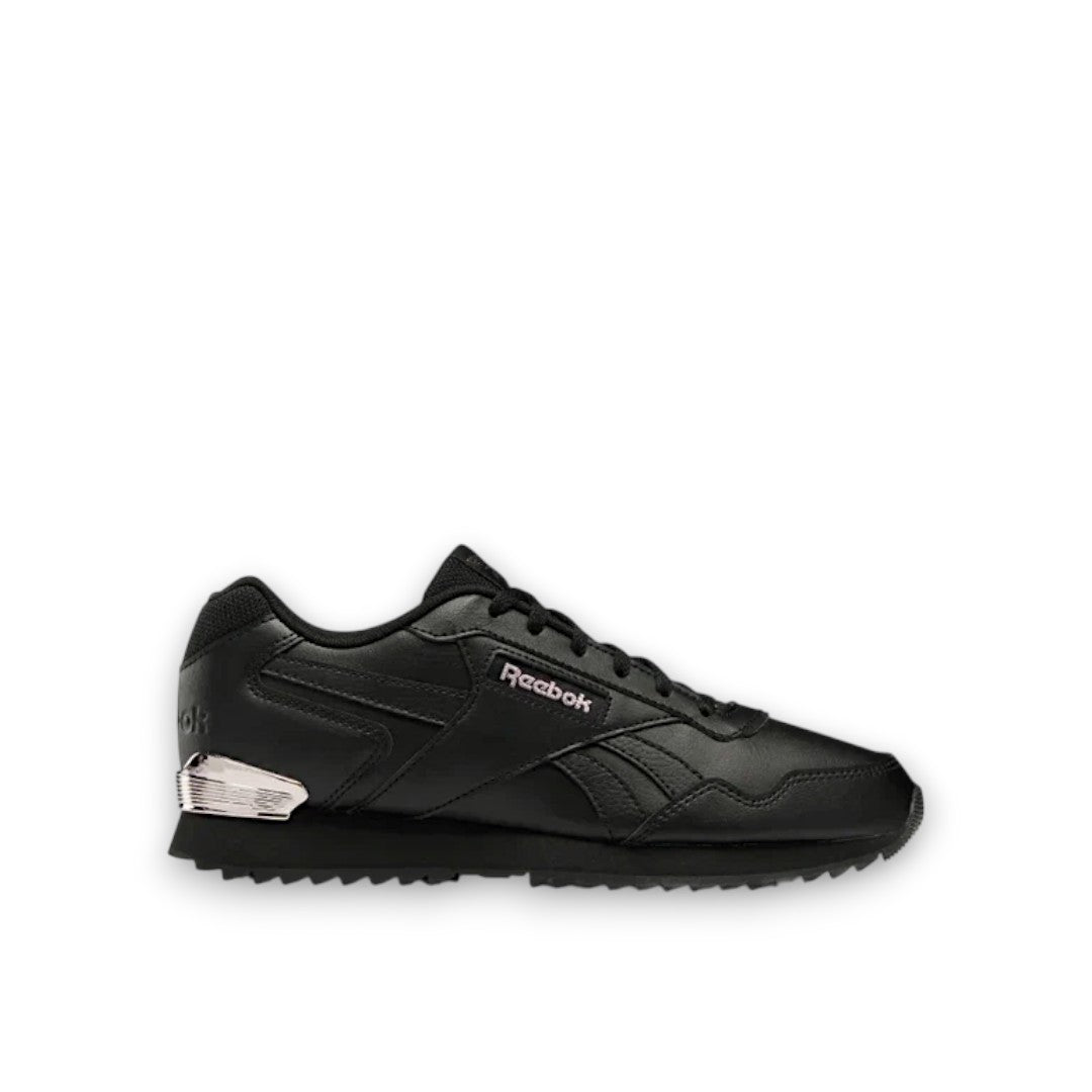 REEBOK WOMENS GLIDE RIPPLE CLIP - BLACK/BLACK/ROSE GOLD