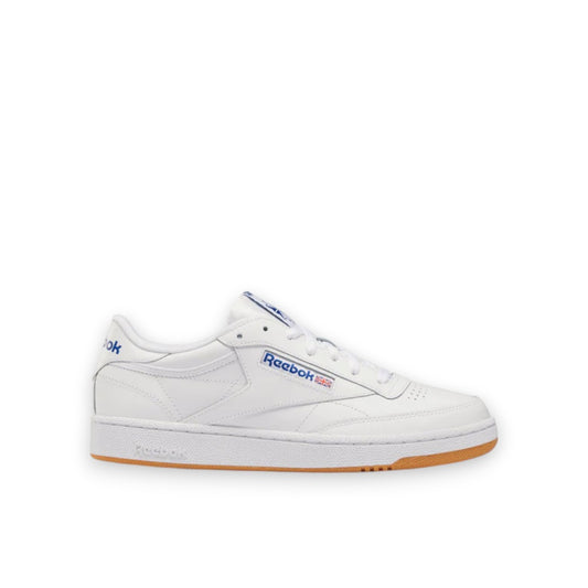 REEBOK CLUB C 85 SHOES - INTENSE WHITE / ROYAL-GUM