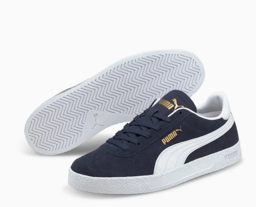 PUMA CLUB SUEDE - PEACOAT/WHITE/GOLD