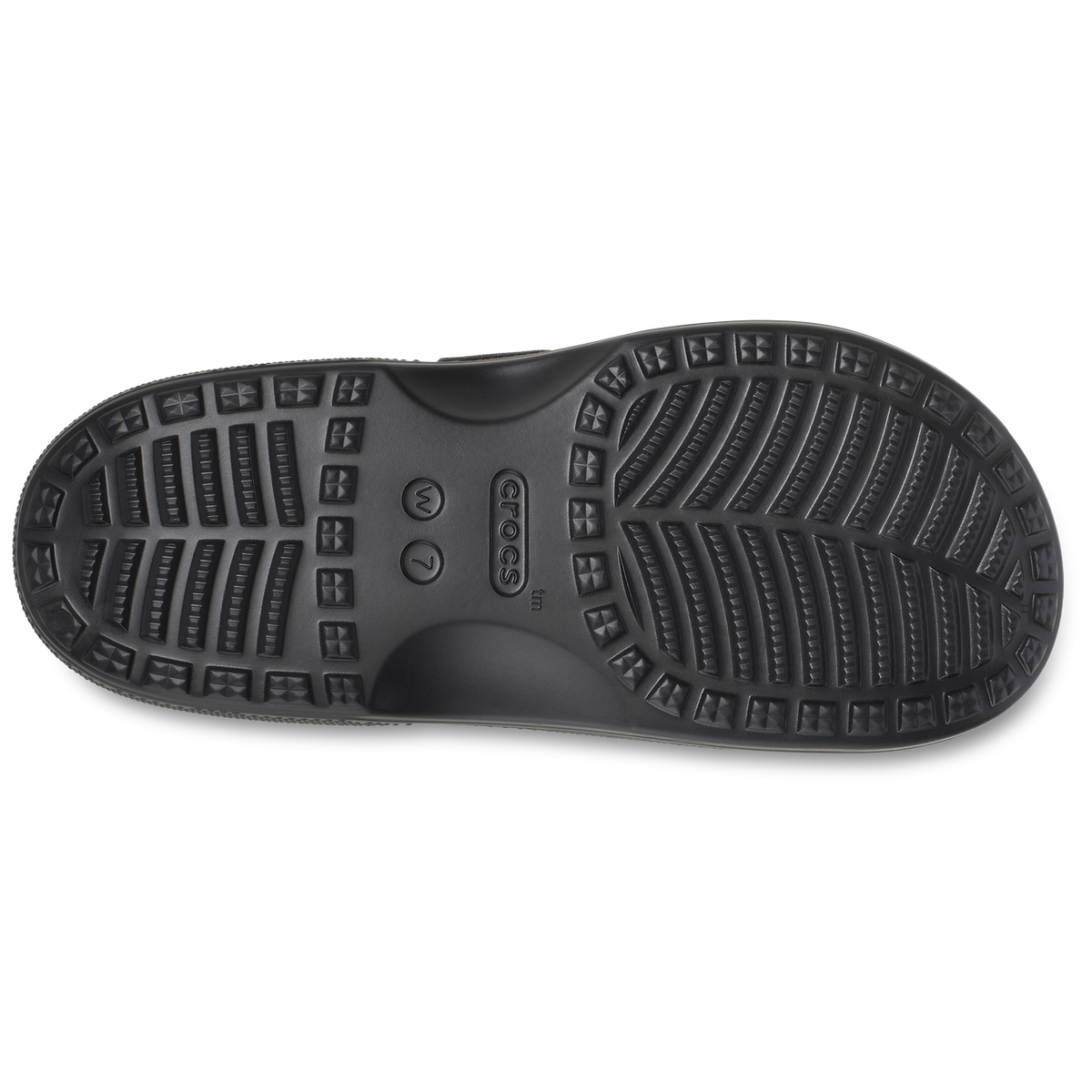 CROCS WOMENS SATURDAY SANDAL - BLACK