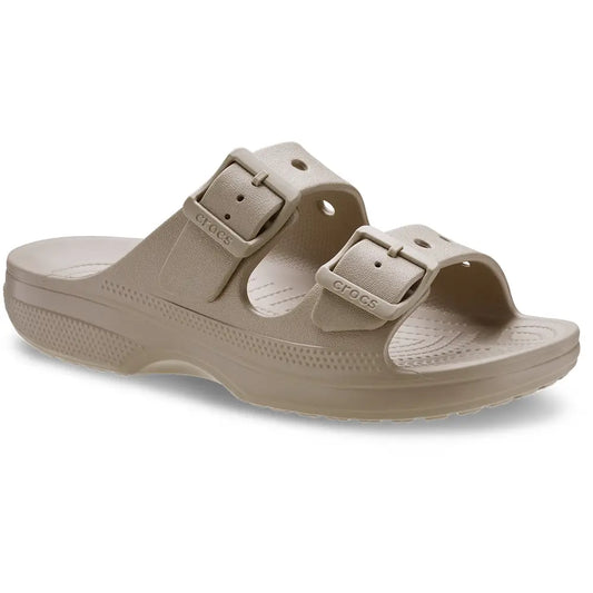 CROCS WOMENS SATURDAY SANDAL - TAUPE