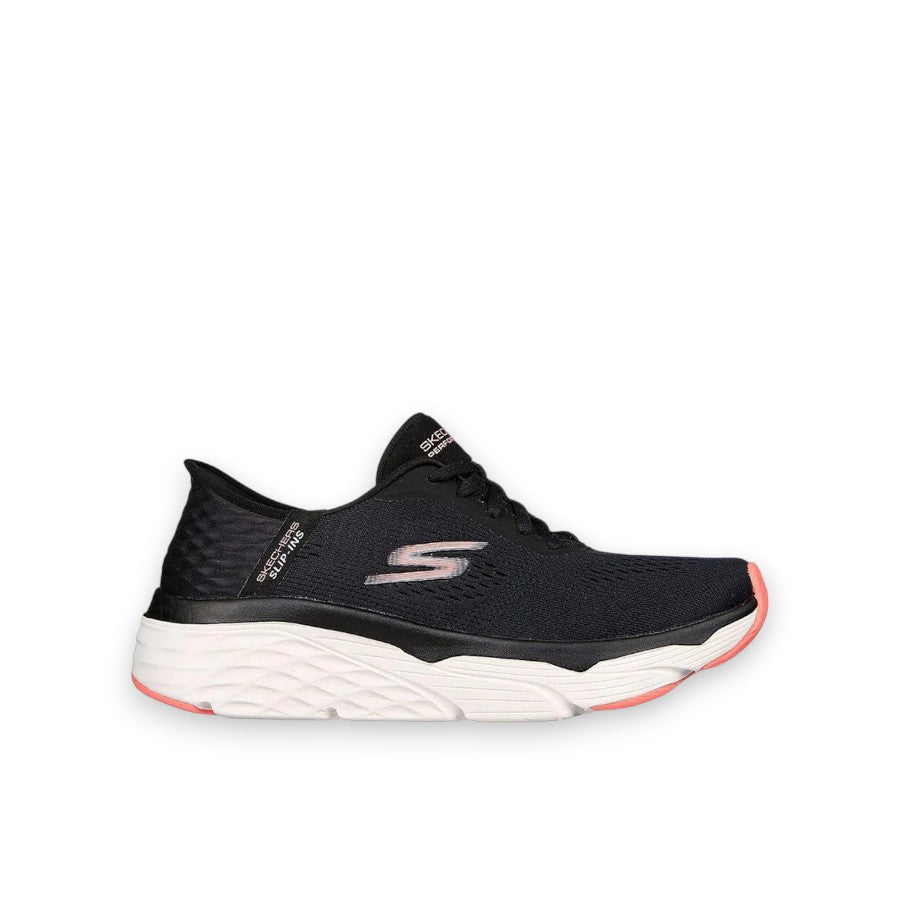 SKECHERS MAX CUSHIONING ELITE - BLACK/CORAL