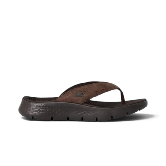 SKECHERS GO WALK FLEX SANDAL VALLEJO - BROWN/BLACK