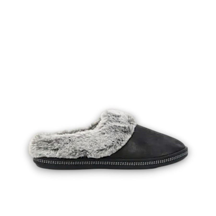 SKECHERS WOMENS COZY CAMPFIRE LOVELY LIFE - BLACK