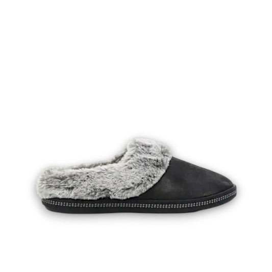 SKECHERS WOMENS COZY CAMPFIRE LOVELY LIFE - BLACK