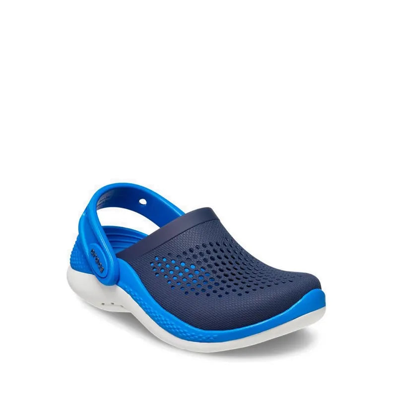 CROCS YOUTH LITERIDE 360 CLOG - NAVY/BRIGHT COBALT