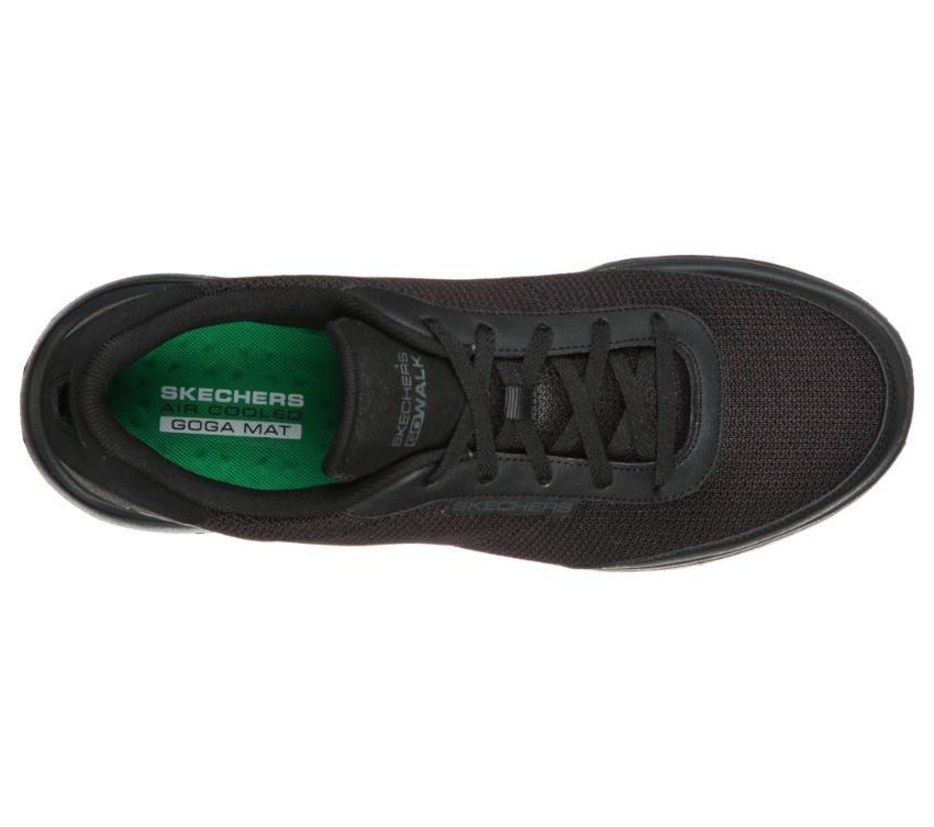 SKECHERS MENS GO WALK 5 FORGING - BLACK/CHARCOAL