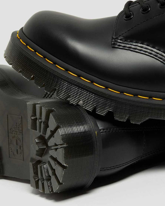 DR MARTENS 1460 BEX SMOOTH LEATHER BOOTS - BLACK