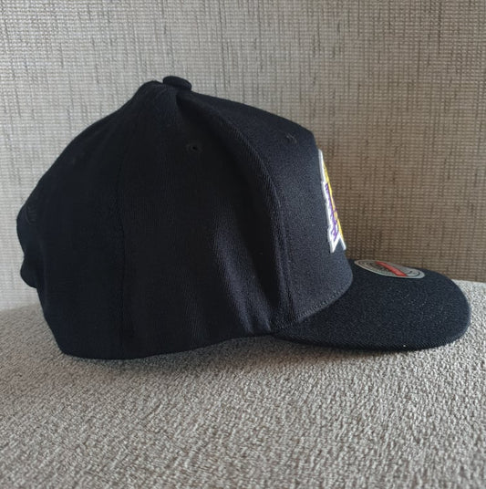 MITCHELL & NESS LAKERS SNAPBACK - BLACK/YELLOW/PURPLE