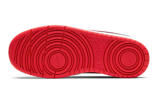 NIKE YOUTH COURT BOROUGH LOW 2 - BLACK/UNIVERSITY RED