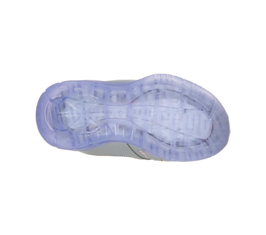 SKECHERS INFANTS S LIGHTS: ILLUMI-BRIGHTS MOON BOUNCER - GREY/LAVENDER